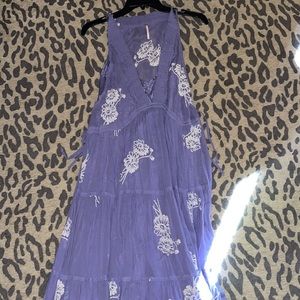 RUN AWAY WITH ME EMBROIDERED DRESS FREE PEOPLE